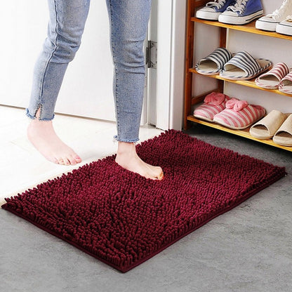 Ultra-Plush Chenille Bath Rug for Cozy Comfort