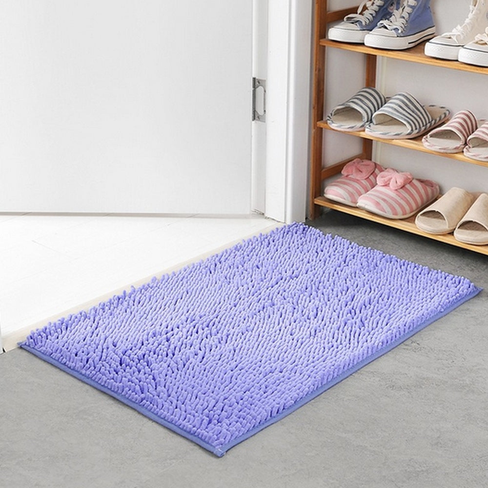 Ultra-Plush Chenille Bath Rug for Cozy Comfort