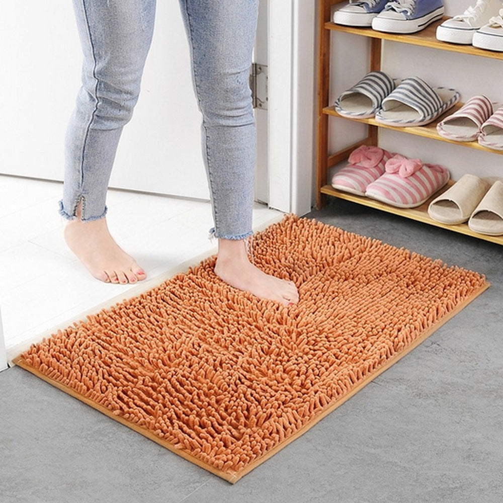 Ultra-Plush Chenille Bath Rug for Cozy Comfort