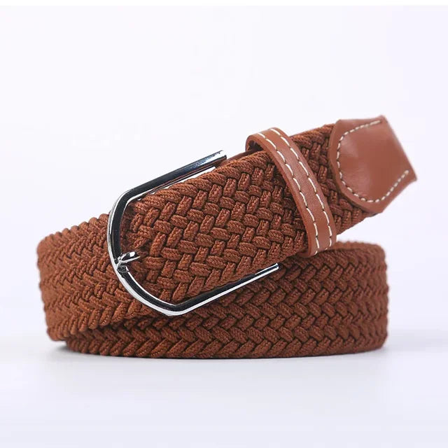 Stretchy Casual Belt Crafted from Elastic Fabric