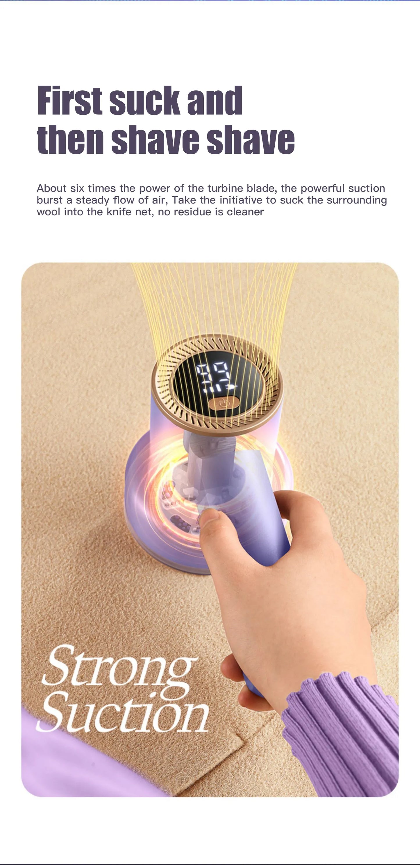 Clothing Lint Remover - Automatic Fabric Shaver