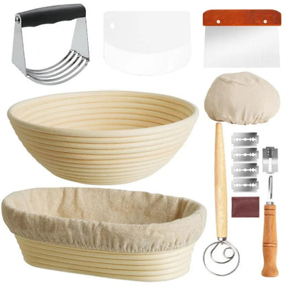 Proofing Basket Set for Yeast Starter Preparation