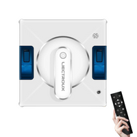 White Cleaning Robot with Remote