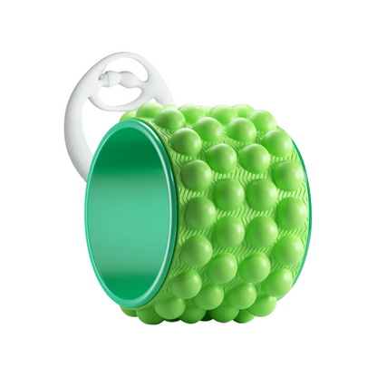 Foam Roller for Wheels - Deep Tissue Massager for Neck and Back