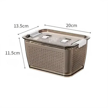 Large Capacity Storage Basket for Refrigerator - Multifunctional Organizer