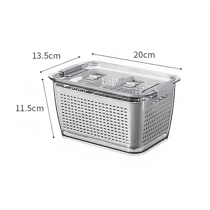 Large Capacity Storage Basket for Refrigerator - Multifunctional Organizer