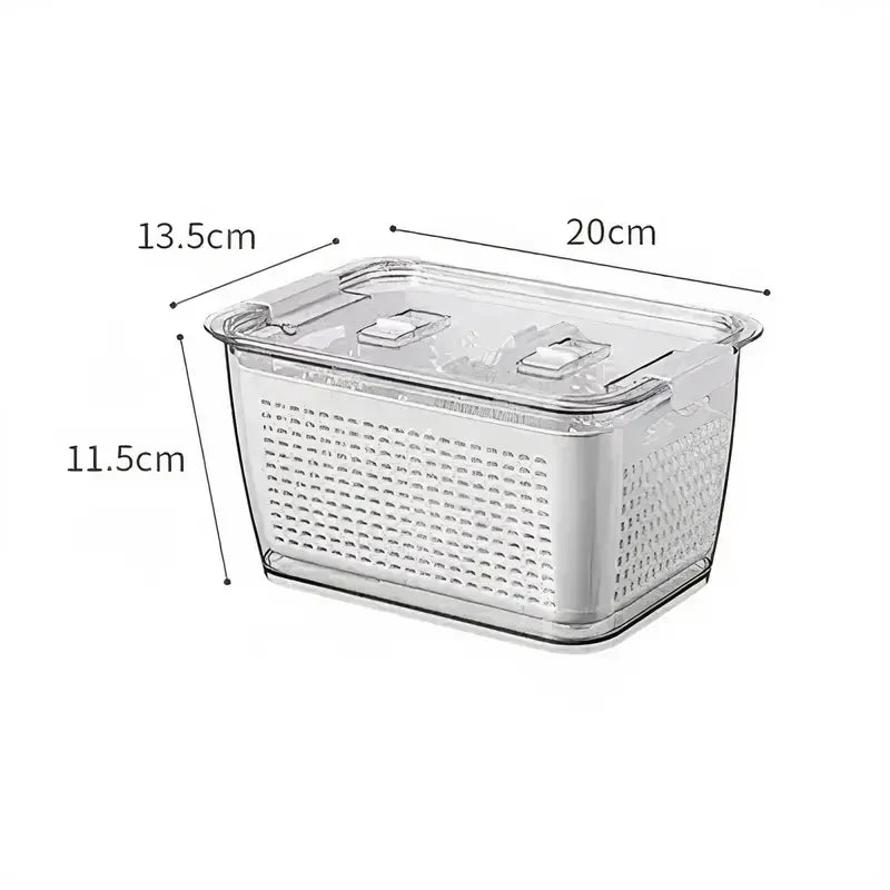 Large Capacity Storage Basket for Refrigerator - Multifunctional Organizer