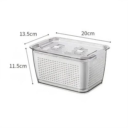 Large Capacity Storage Basket for Refrigerator - Multifunctional Organizer