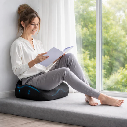 Ergonomic Comfort Cushion | Relieve Pressure While Sitting | Non-Slip Base | ComfortNest