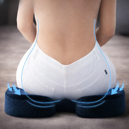 Ergonomic Comfort Cushion | Relieve Pressure While Sitting | Non-Slip Base | ComfortNest