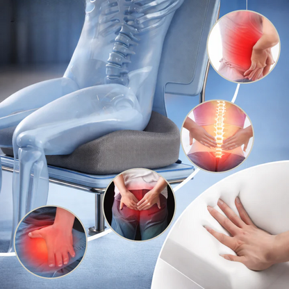 Ergonomic Comfort Cushion | Relieve Pressure While Sitting | Non-Slip Base | ComfortNest
