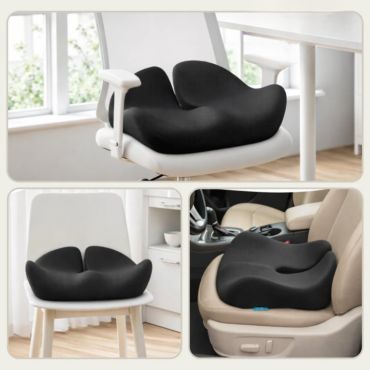 Ergonomic Comfort Cushion | Relieve Pressure While Sitting | Non-Slip Base | ComfortNest