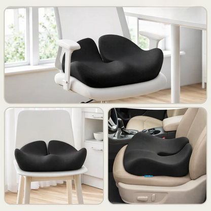 Ergonomic Comfort Cushion | Relieve Pressure While Sitting | Non-Slip Base | ComfortNest
