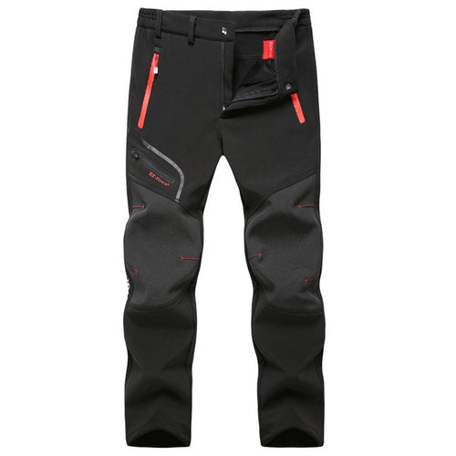 Outdoor Fleece Pants with Softshell Fabric