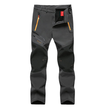 Outdoor Fleece Pants with Softshell Fabric