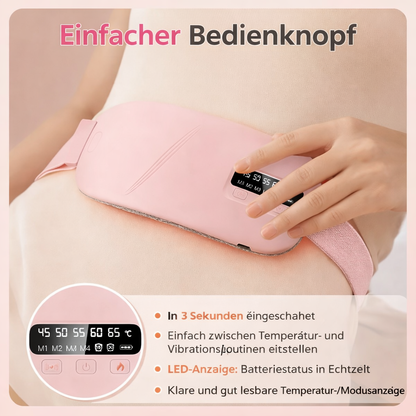 ComfortWave Heating Belt | 5 Heat Settings | Soothing Massage | Rechargeable