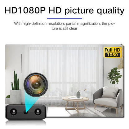 Compact Surveillance Camera with Night Vision - Micro HD WiFi Camera with Audio