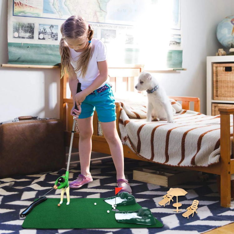 Home Mini Golf Experience Set for Family Fun