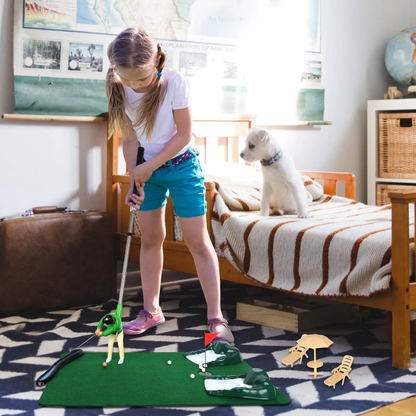 Home Mini Golf Experience Set for Family Fun