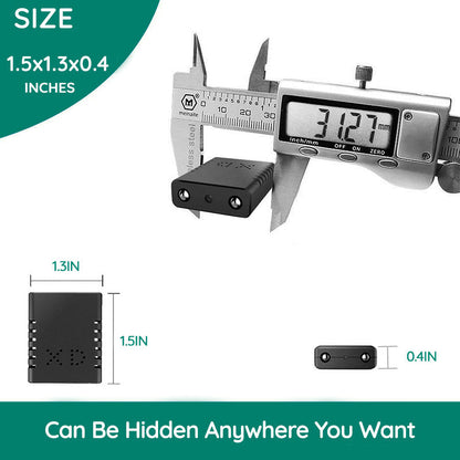 Compact 1080P HD Security Camera with Built-in Microphone and Night Vision
