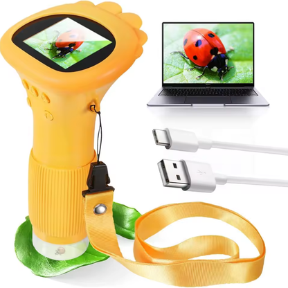 Digital Microscope for Kids with Color Display