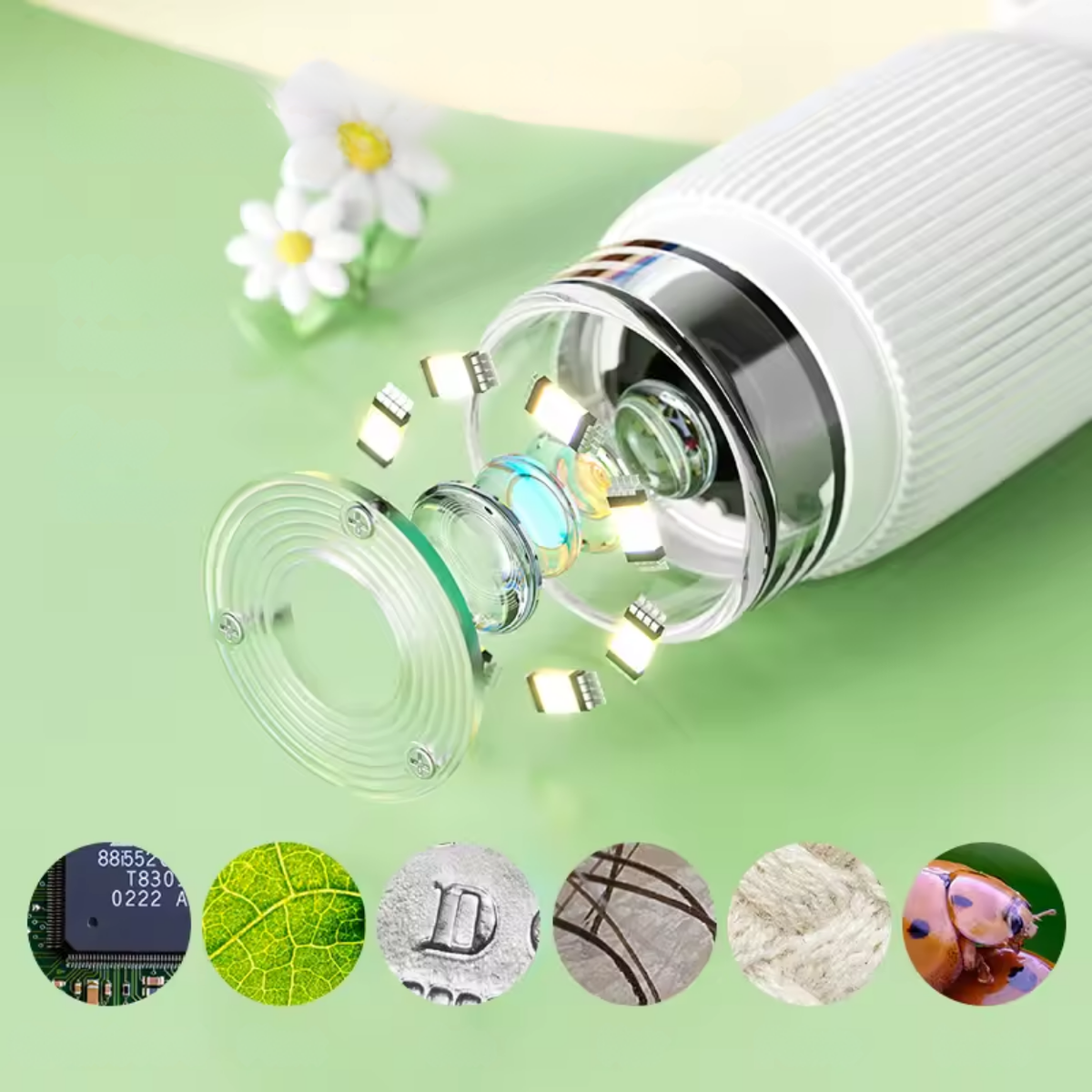 Digital Microscope for Kids with Color Display