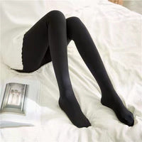 With foot dense black