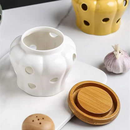 Ceramic Spice Containers with Lids for Storage