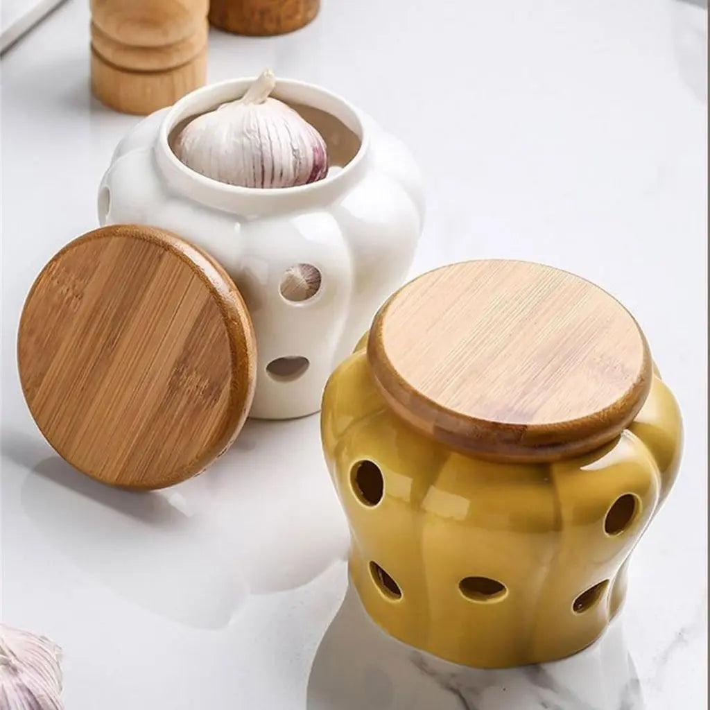 Ceramic Spice Containers with Lids for Storage