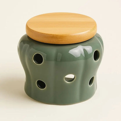Ceramic Spice Containers with Lids for Storage