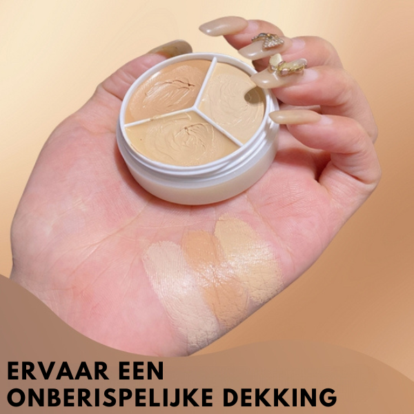 GlowCraft - Tri-Color Concealer Palette for Flawless Skin