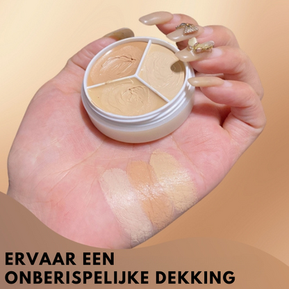 GlowCraft - Tri-Color Concealer Palette for Flawless Skin