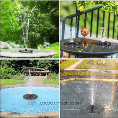 EcoFlow Solar Fountain | Eco-Friendly Water Feature for Ponds and Pools with Sustainable Energy Supply