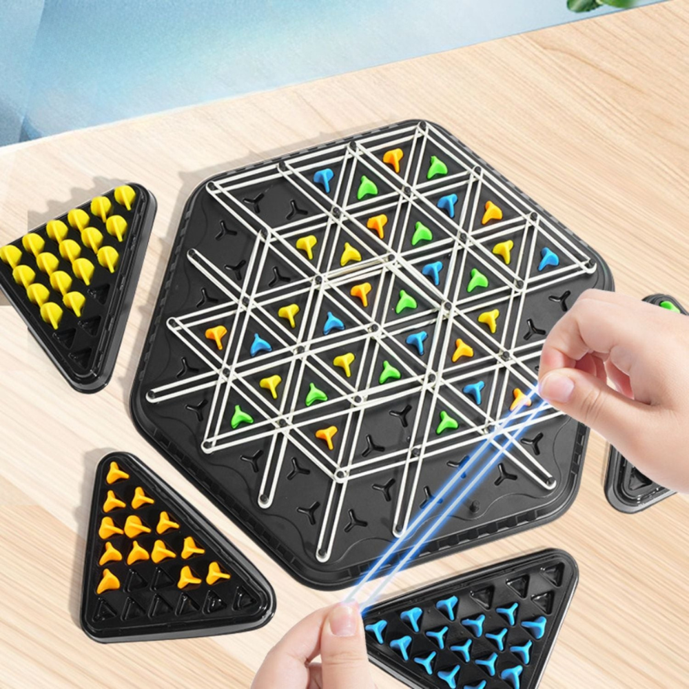 Family Fun Strategy Board Game Made of Wood