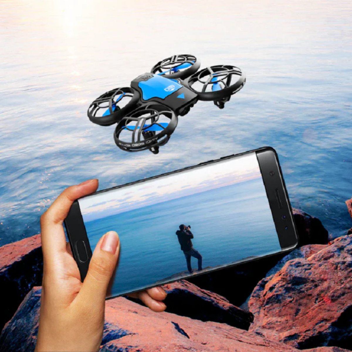 4K WiFi FPV Drone with HD Camera and Gimbal – Foldable Design