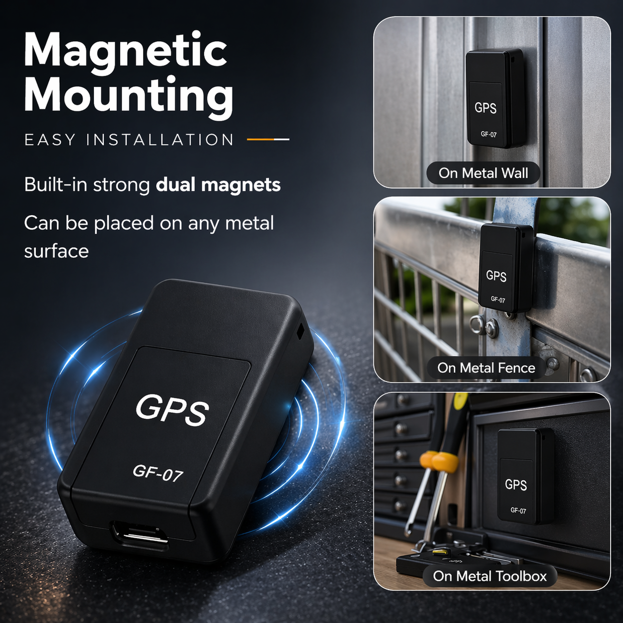 Compact Vehicle GPS Tracker | Real-Time Location Monitoring