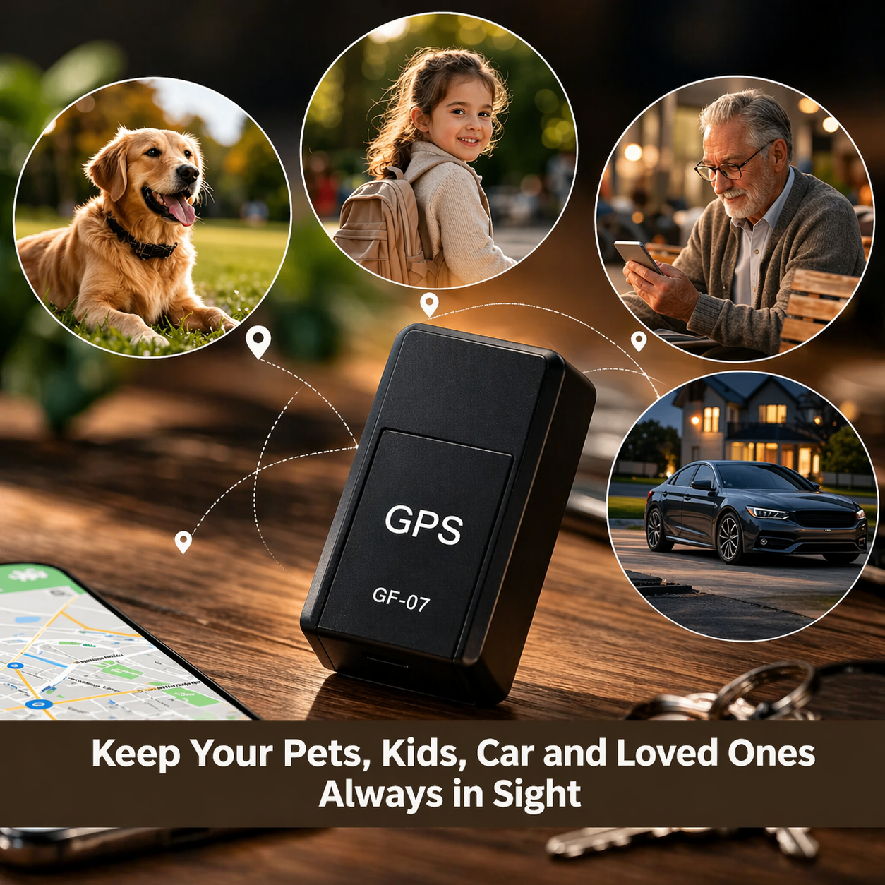 Compact Vehicle GPS Tracker | Real-Time Location Monitoring