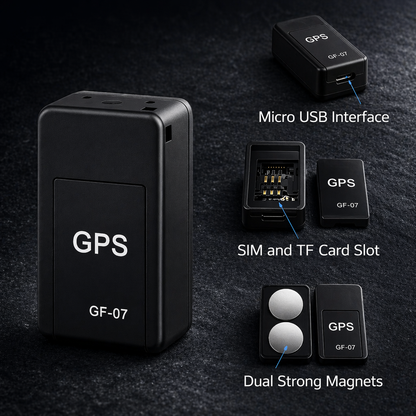 Compact Vehicle GPS Tracker | Real-Time Location Monitoring