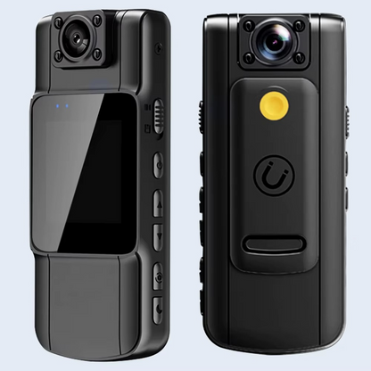 Compact 4K Action Camera with Rotating Lens