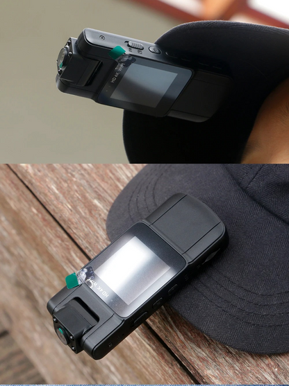 Compact 4K Action Camera with Rotating Lens