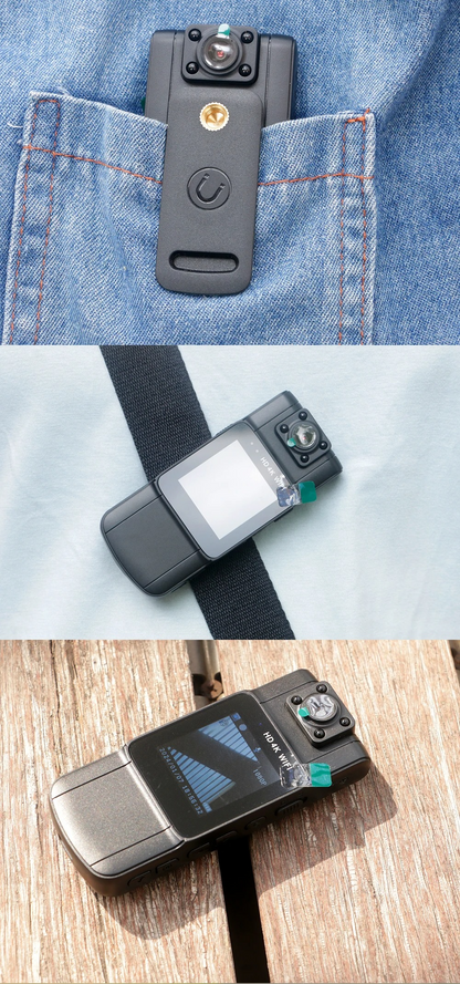 Compact 4K Action Camera with Rotating Lens