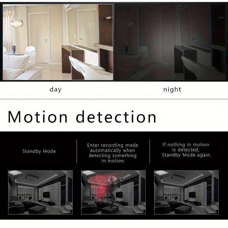 Compact HD Security Camera | Night Vision | Motion Alerts