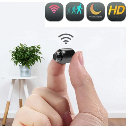 Wireless Mini Surveillance Camera with Night Vision and Motion Detection