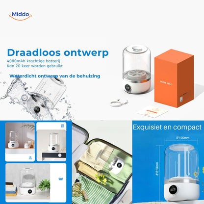 Compact Cordless Travel Washer – Portable Cleaning Solution!