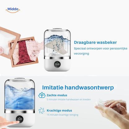 Compact Cordless Travel Washer – Portable Cleaning Solution!