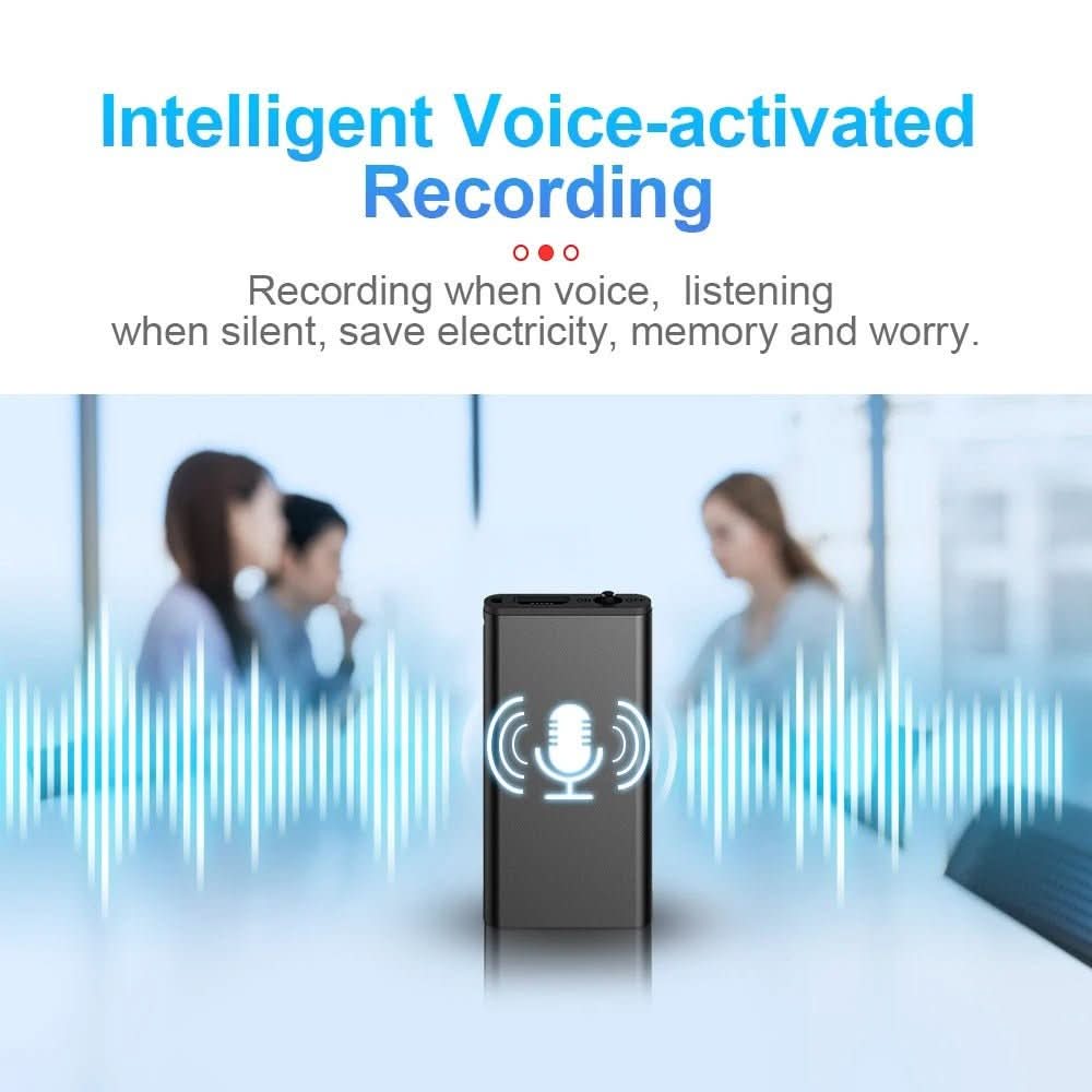 Mini Voice Recorder – Lightweight Device with Voice Activation & 32 GB Memory
