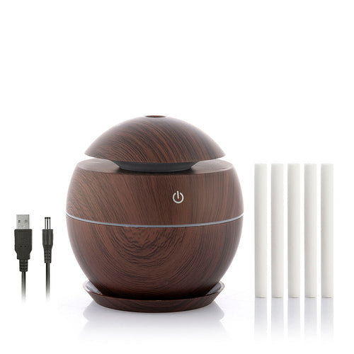 Compact Mist Aromatherapy Diffuser | 130 ml with LED & USB