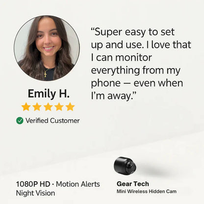Wireless Nanny Camera with Audio for Home Use