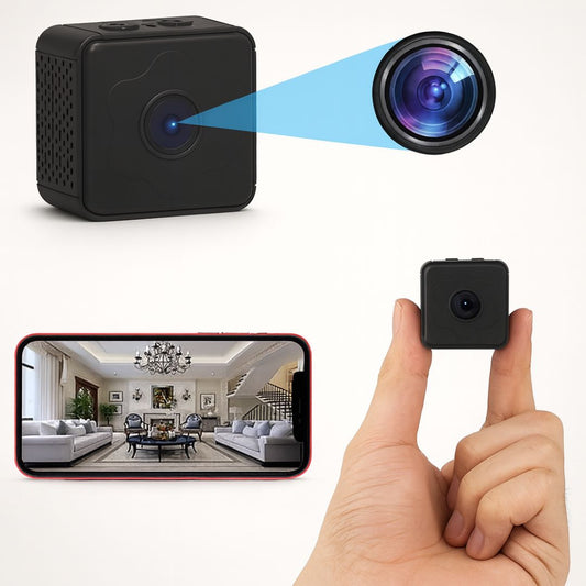 Compact Security Camera | Stay Connected Anywhere | Night Vision & Motion Alerts