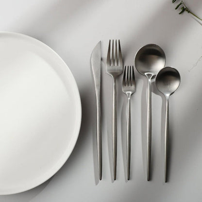 Elegant Simplicity Stainless Steel Cutlery Set